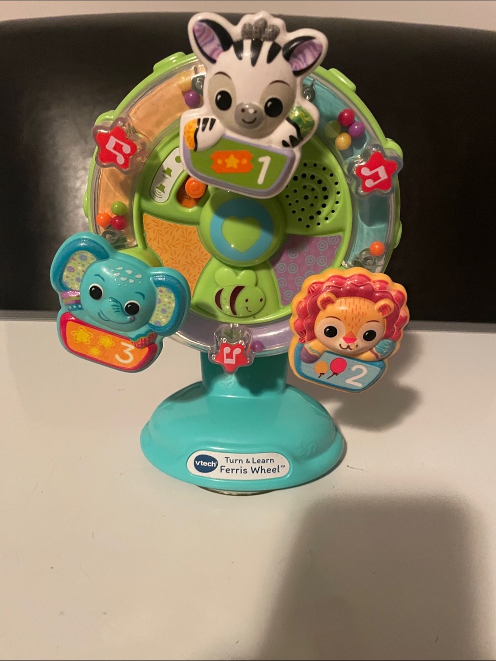 ✨Host Pick✨ VTech Turn & Learn Ferris Wheel Musical Baby Toy Suction Cup